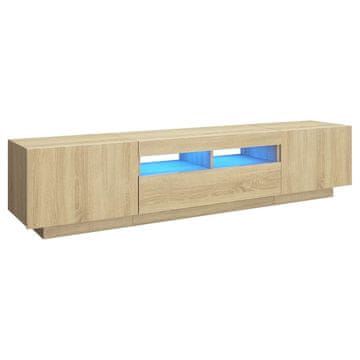Vidaxl TV omarica z LED lučkami 180x35x40 cm