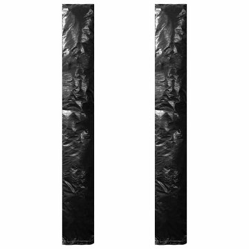 Vidaxl Pokrivalo za senčnik z zadrgo 2 kosa PE 250 cm