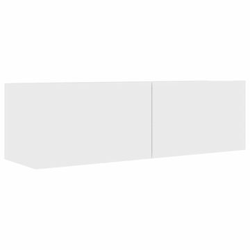 Vidaxl TV omarica bela 100x30x30 cm inženirski les
