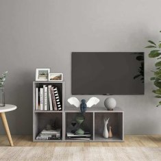 Vidaxl TV omarice 2 kosa betonsko sive 72x35x36,5 cm iverna plošča