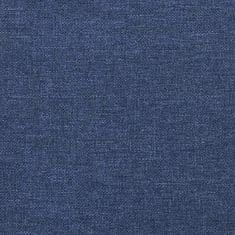 Vidaxl Stolček za noge moder 45x29,5x35 cm blago