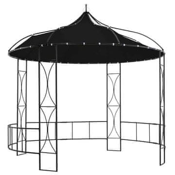 Vidaxl Paviljon 300x290 cm okrogel
