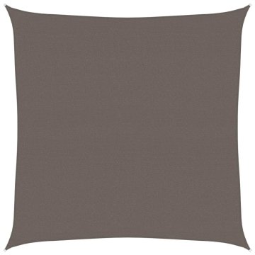 Vidaxl Senčno jadro 160 g/m² antracitno 7x7 m HDPE