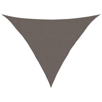 Vidaxl Senčno jadro 160 g/m² antracitno 3x3x4,2 m HDPE