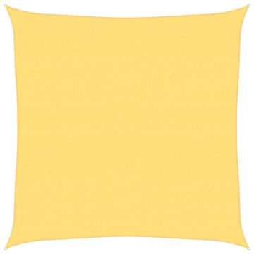 Vidaxl Senčno jadro 160 g/m² bež 4,5x4,5 m HDPE