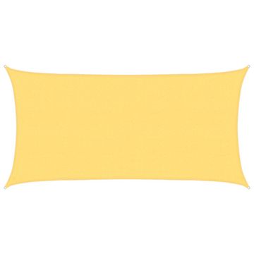 Vidaxl Senčno jadro 160 g/m² bež 2,5x4,5 m HDPE