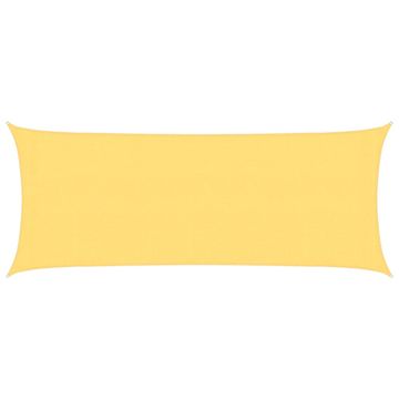 Vidaxl Senčno jadro 160 g/m² bež 2x5 m HDPE