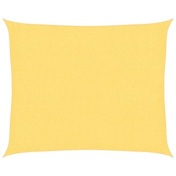 Vidaxl Senčno jadro 160 g/m² bež 2,5x3 m HDPE