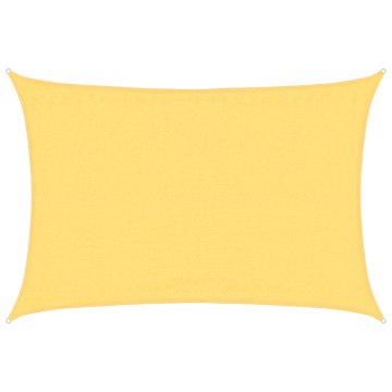 Vidaxl Senčno jadro 160 g/m² bež 3,5x4,5 m HDPE