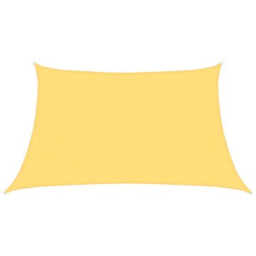 Vidaxl Senčno jadro 160 g/m² bež 3/4x2 m HDPE