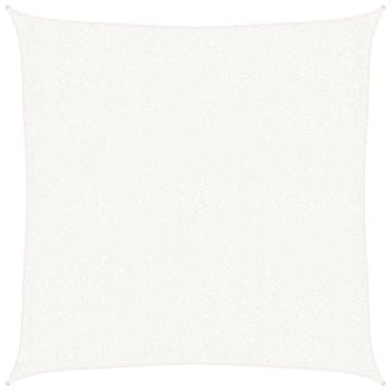 Vidaxl Senčno jadro 160 g/m² belo 2,5x2,5 m HDPE