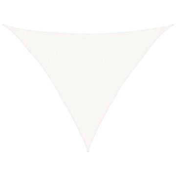 Vidaxl Senčno jadro 160 g/m² belo 3x3x4,2 m HDPE