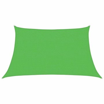 Vidaxl Senčno jadro 160 g/m² svetlo zeleno 3/4x2 m HDPE
