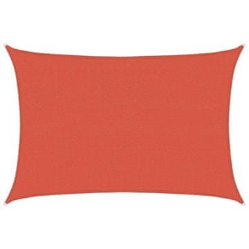 Vidaxl Senčno jadro 160 g/m² terakota 4x5 m HDPE