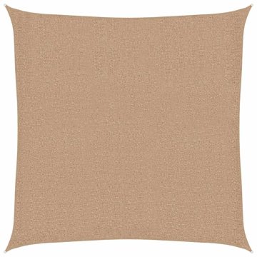 Vidaxl Senčno jadro 160 g/m² taupe 2x2 m HDPE