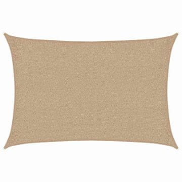 Vidaxl Senčno jadro 160 g/m² taupe 2x3 m HDPE