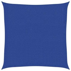 Vidaxl Senčno jadro 160 g/m² modro 2,5x2,5 m HDPE