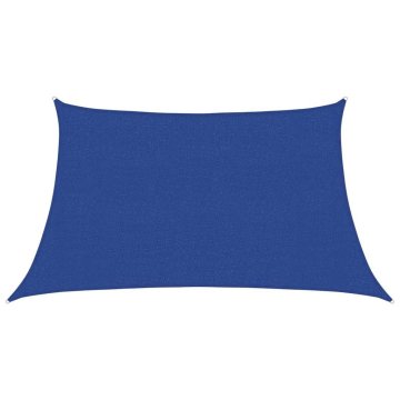 Vidaxl Senčno jadro 160 g/m² modro 3/4x2 m HDPE