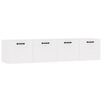 Vidaxl Stenska omarica 2 kosa bela 60x36,5x35 cm inžen. les