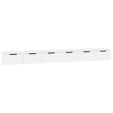 Vidaxl Stenska omarica 2 kosa 102x30x20 cm inženirski les