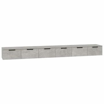 Vidaxl Stenska omarica 2 kosa 102x30x20 cm inženirski les
