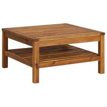 Vidaxl Klubska mizica 65x65x35 cm trden akacijev les