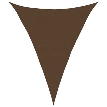 Vidaxl Senčno jadro 160 g/m² rjavo 4x5x5 m HDPE