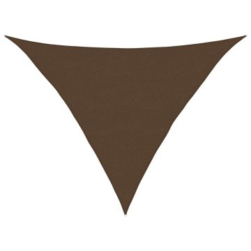 Vidaxl Senčno jadro 160 g/m² rjavo 5x5x6 m HDPE