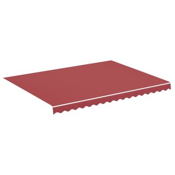 Vidaxl Nadomestno blago za tendo bordo rdeče 400x300 cm poliester