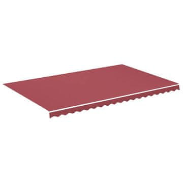 Vidaxl Nadomestno blago za tendo bordo rdeče 500x300 cm poliester