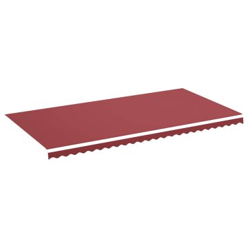 Vidaxl Nadomestno blago za tendo bordo rdeče 600x300 cm poliester