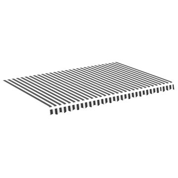Vidaxl Nadomestno blago za tendo antracitno in belo 450x300 cm poliester