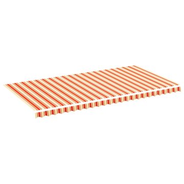 Vidaxl Nadomestno blago za tendo rumeno in oranžno 600x300 cm poliester