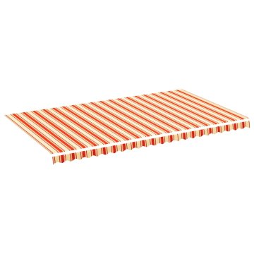 Vidaxl Nadomestno blago za tendo rumeno in oranžno 600x350 cm poliester