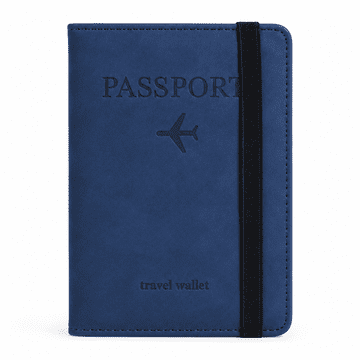 VIVVA® Potovalni etui za potni list z RFID zaščito, več predalov za kartice, dokumente in gotovino, PU usnje | PASSHOLD