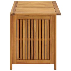 Vidaxl Vrtna škatla za shranjevanje 90x50x58 cm trden akacijev les