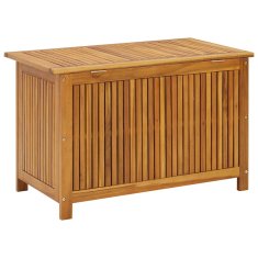 Vidaxl Vrtna škatla za shranjevanje 90x50x58 cm trden akacijev les