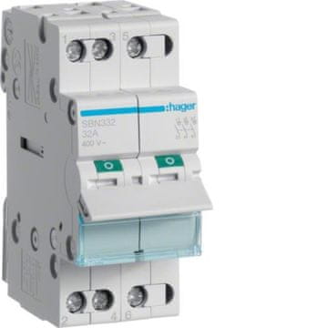 Hager SBN332 32A 3P jevo odklopno stikalo