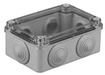 Pawbol Nadometna doza S-Box 206-P - 120x80x50, 6 uvodnic, IP65