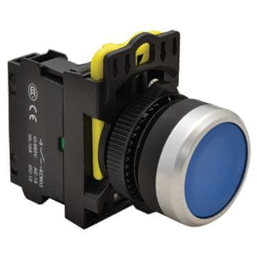 Tracon Electric Standardni skriti gumb NYG3-B moder