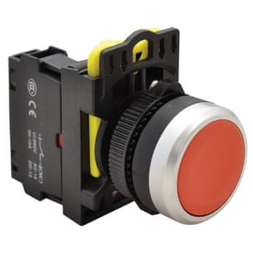Tracon Electric Standardni skriti gumb NYG3-R rdeč