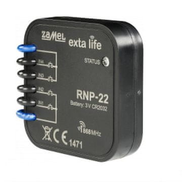 Zamel Exta Life - 4-kanalni baterijski radijski oddajnik RNP-22