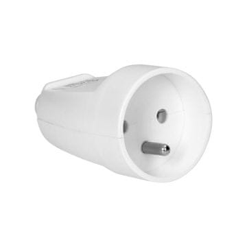 Orno Prenosna enojna vtičnica, odstranljiva, 16A, 250V, 2P+Z, bela