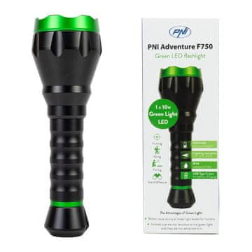 PNI aluminijaste svetilke Adventure F750 Green Light