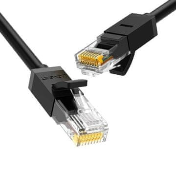 Ugreen Ugreen Ethernet omrežni kabel RJ45, Cat6, UTP, 1000Mbps, 1m - črn