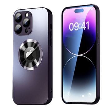 Sign Magnetic Case etui za iPhone 15 Pro Max z zaščito za leče - črn