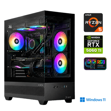 Anni Gamer Extreme Lite računalnik, AMD Ryzen 5 7500X3D, 16GB, SSD1TB, RTX 5060 Ti, W11H