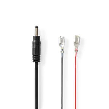 Nedis Napajalni kabel | F1–DC ženski priključek | Raven | Baker | 2,00 m | Okrogel | PVC | Črn | Darilna škatla