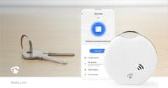 Nedis Iskalnik ključev SmartLife | Bluetooth 4.0 | Baterija CR2032 priložena | Baterija do 1 leta | Bel | 1 kos