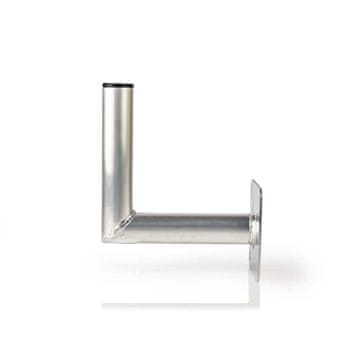 Nedis Stenski nosilec za satelitsko anteno | Odmik 250 mm | Objemka Ø 50 mm | Za antene do 100 cm | Aluminij | Srebrn